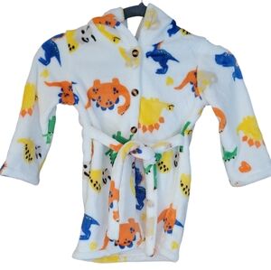 DINOSAUR HOODED BATHROBE